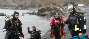 Ready to ndive at Porthkerris