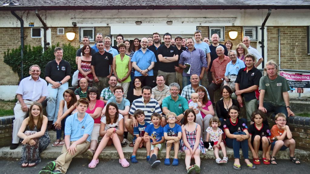 Oxford BSAC members outside the clubhouse (2013)