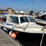 Endeavour on her mooring